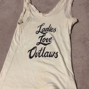Bandit brand. Ladies love outlaws tank